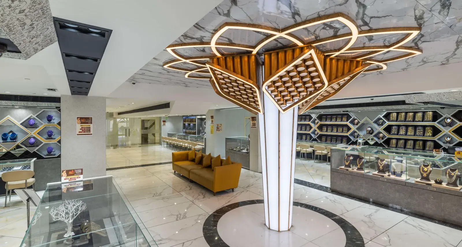 A 10,000 sq. ft. Premium Commercial Space Designed for an Elegant Retail Experience by Blendinkos Architects, Kollam